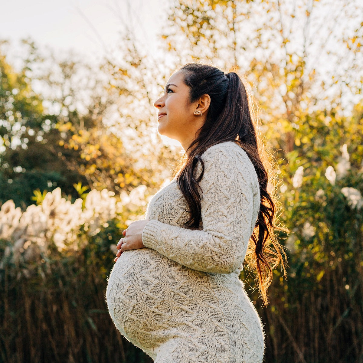 Femme Enceinte Dentelle