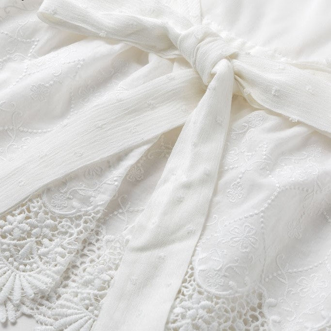 Blouse Blanche Dentelle