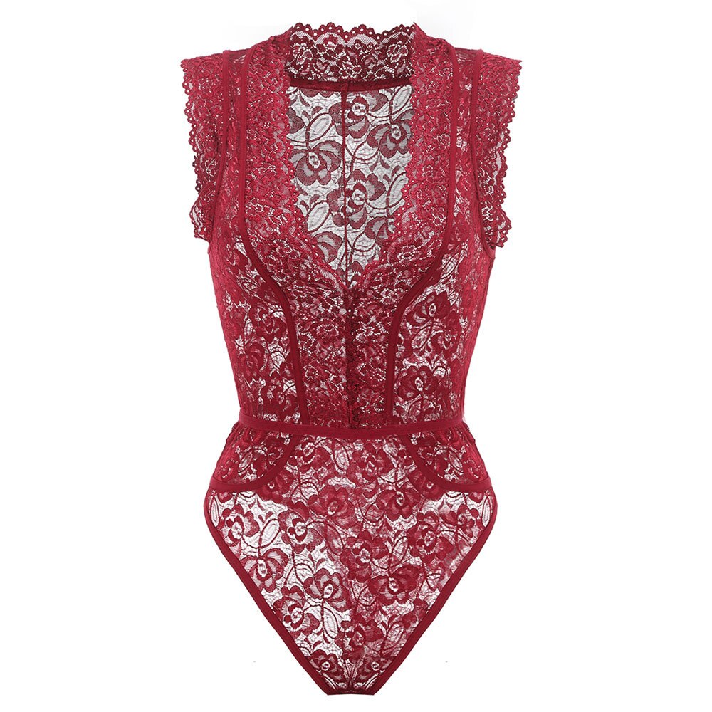 Body Dentelle Luxe Rouge Bordeaux