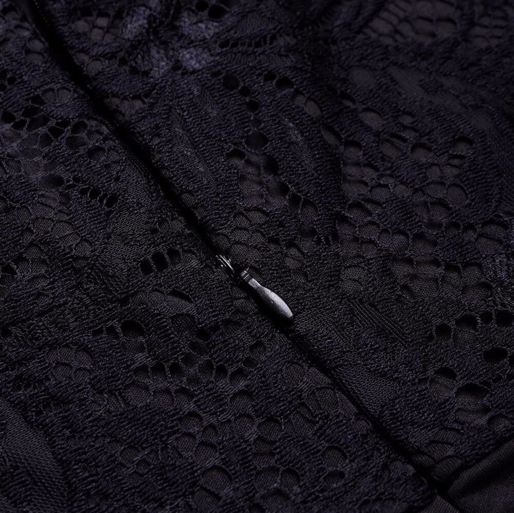 Body Dentelle Manche Longue