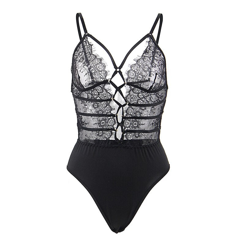 Body Dentelle Noir pour Femme