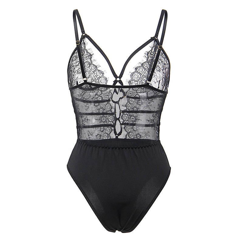 Bodie Dentelles Noires pour Femme