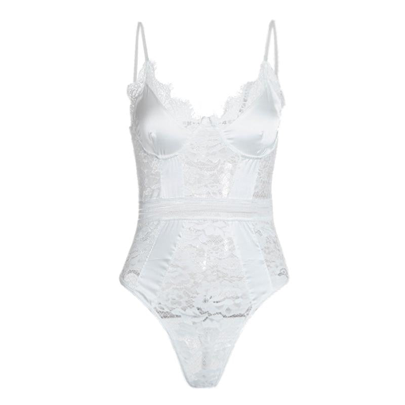 Body Dentelle Soirée Blanc