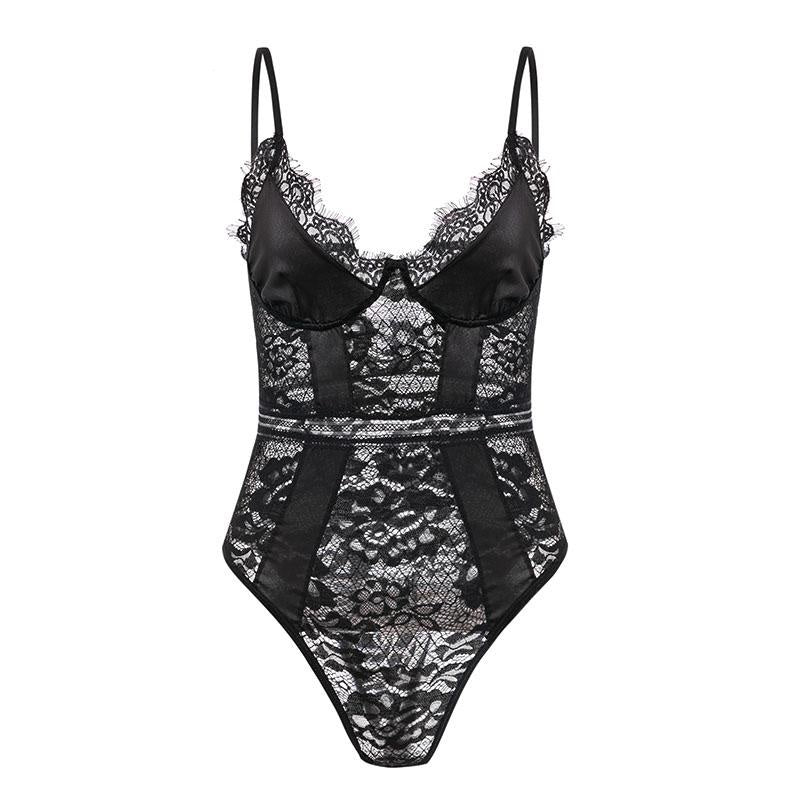 Body Dentelle Soirée Noir