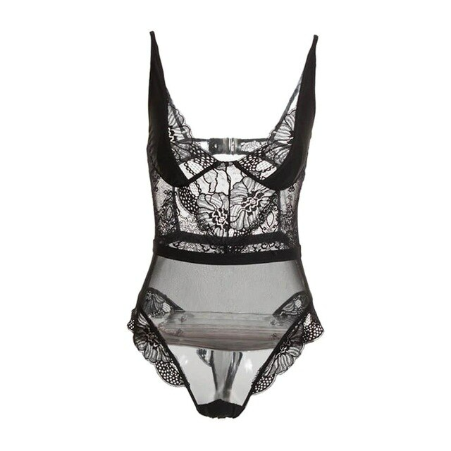 Body Dentelle avec Armature Noir