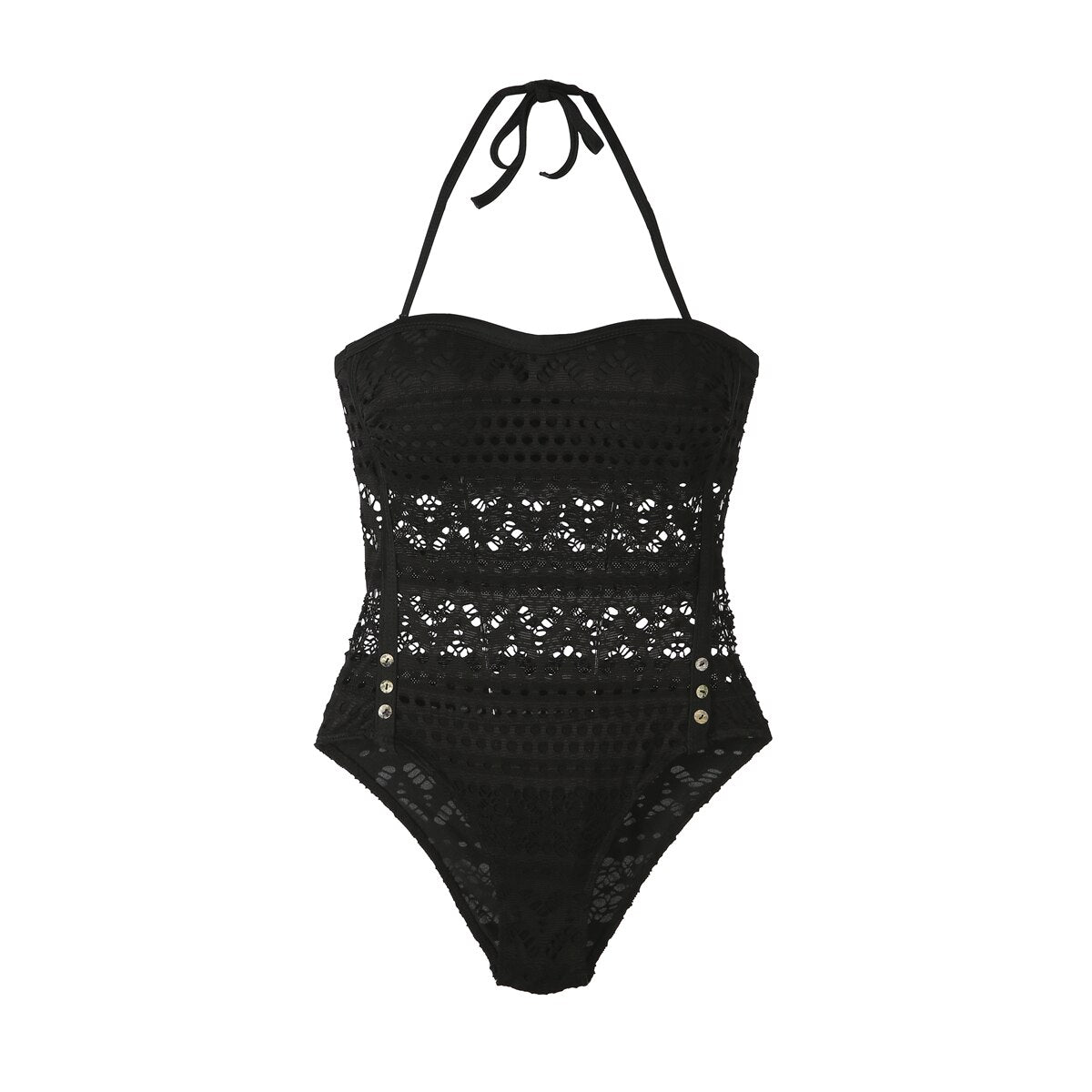 Maillot de Bain Noire Dentelle