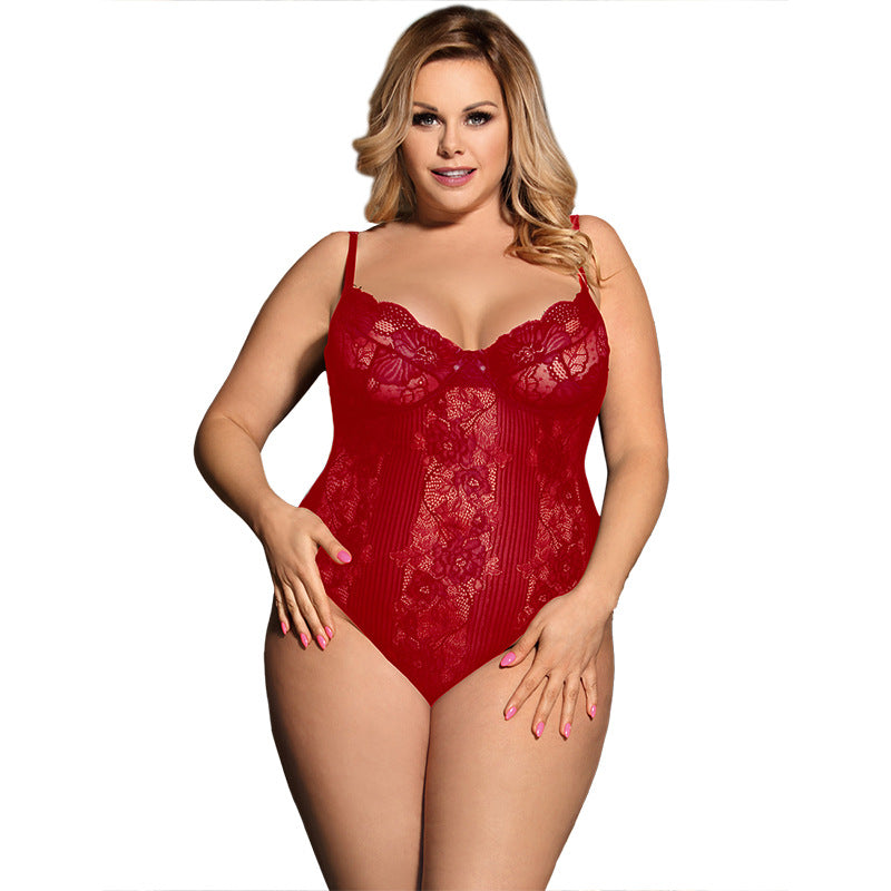 Body Rouge Dentelle Femme