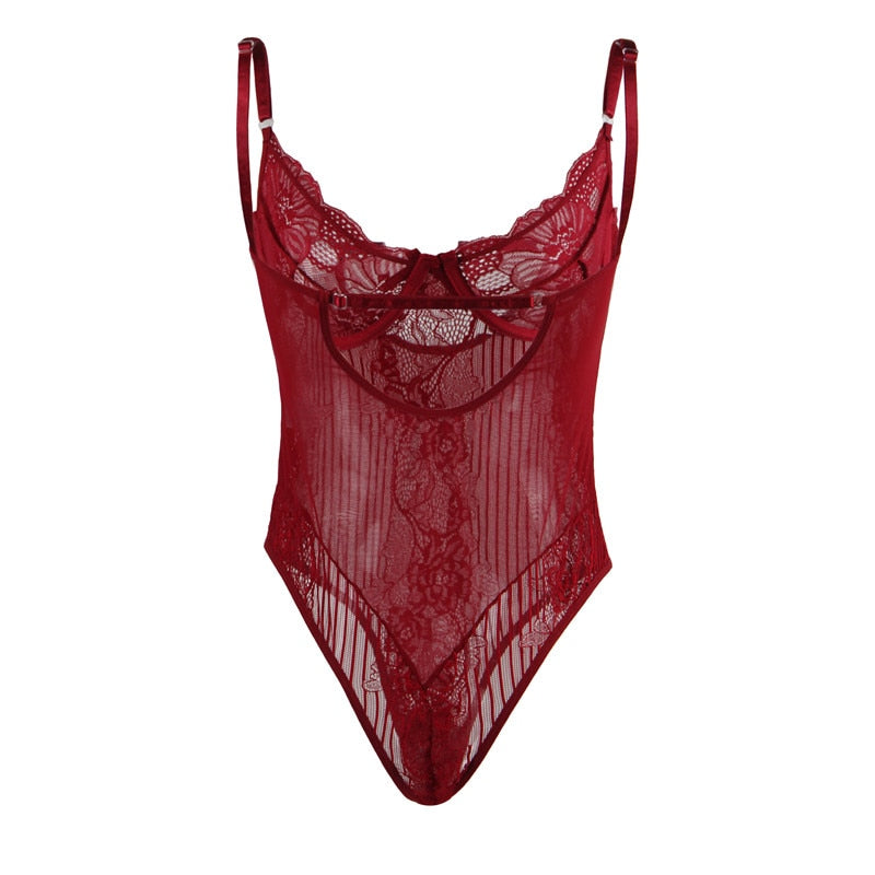 Body Rouge Dentelle Qualité