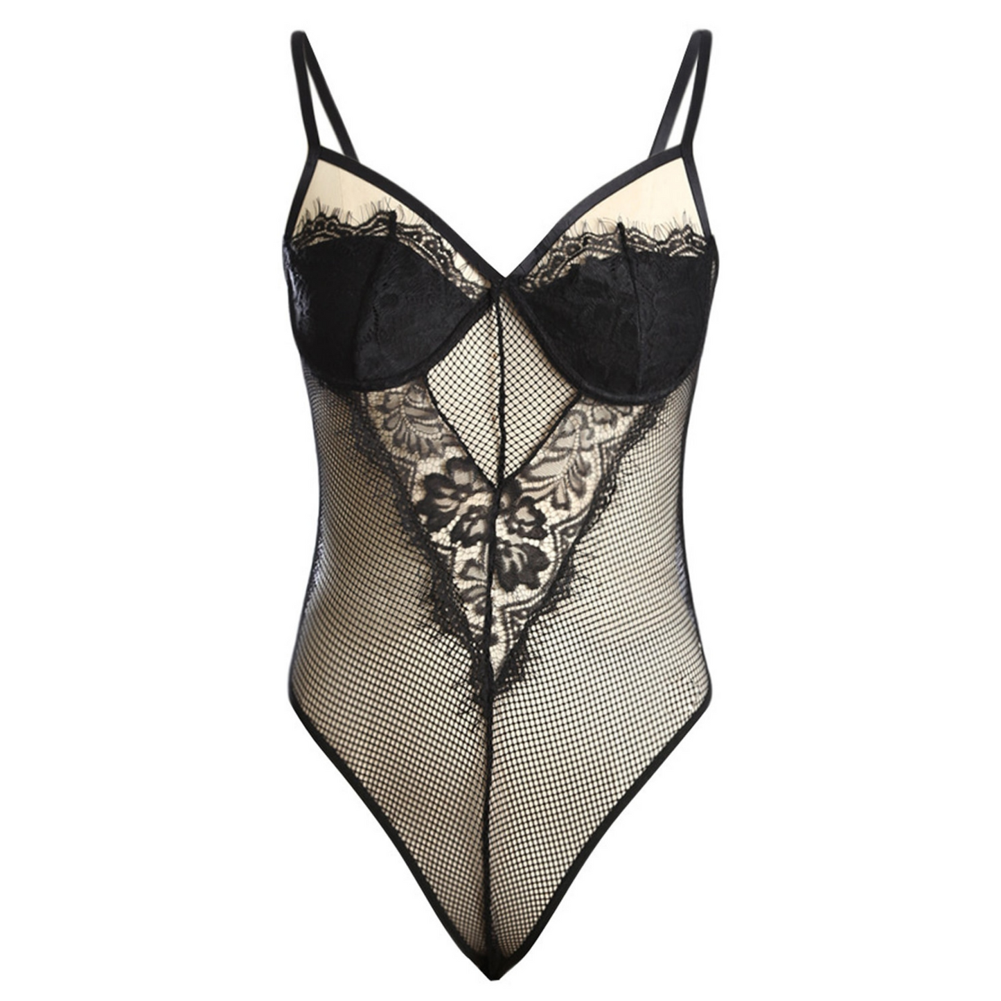 Bodysuit Femme Dentelle Noir