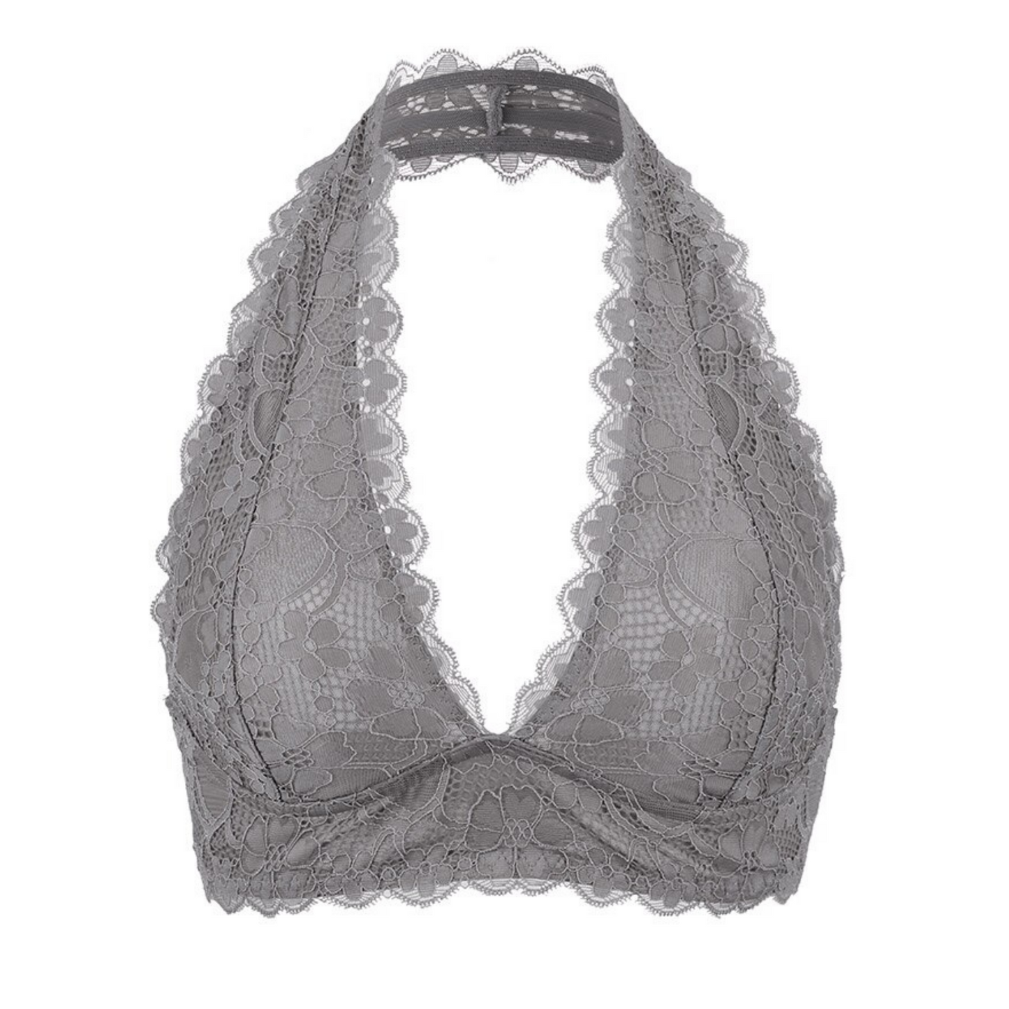 Brassière Femme Dentelle Gris