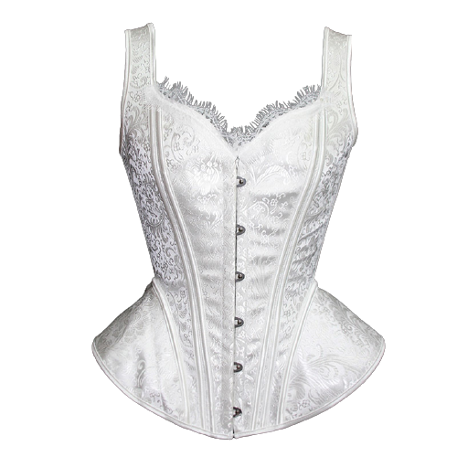 Bustier Dentelle Chic Blanc
