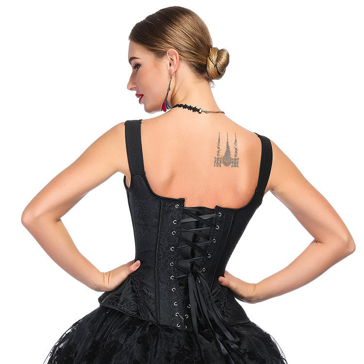 Bustier Dentelle Chic Noire