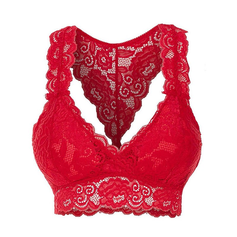 Bustier Dentelle Femme Rouge