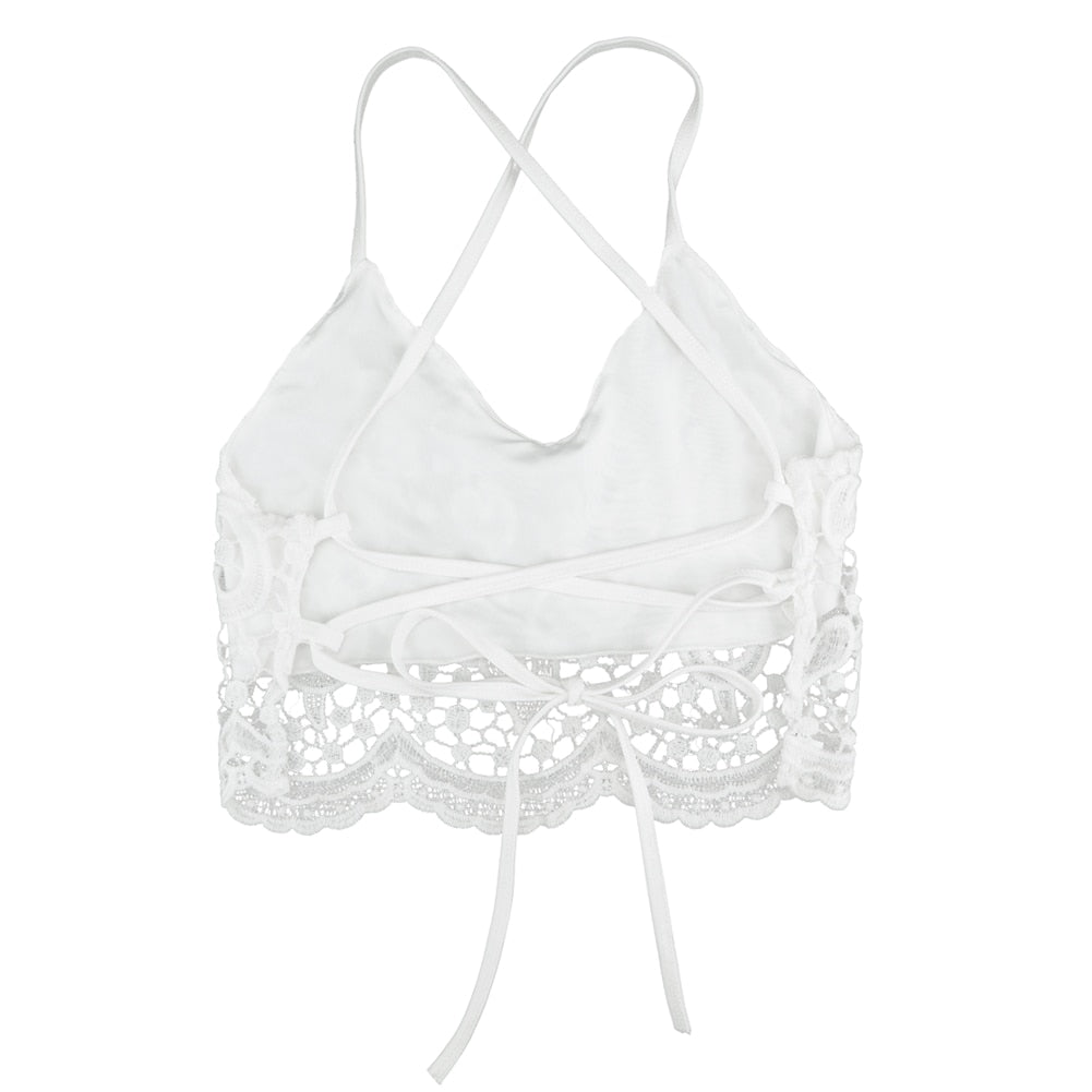 Caraco Dentelle Femme Blanche