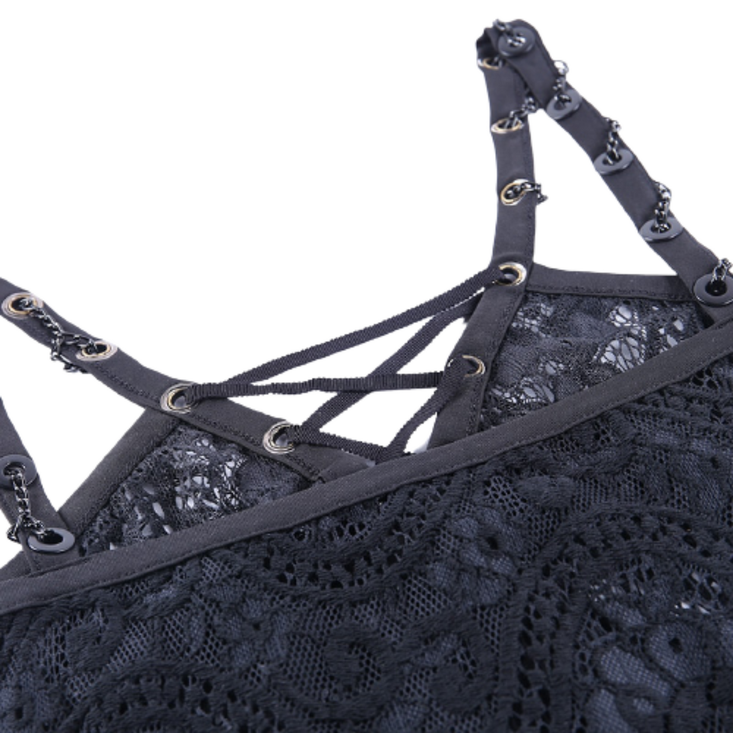 Caraco Dentelle Noir