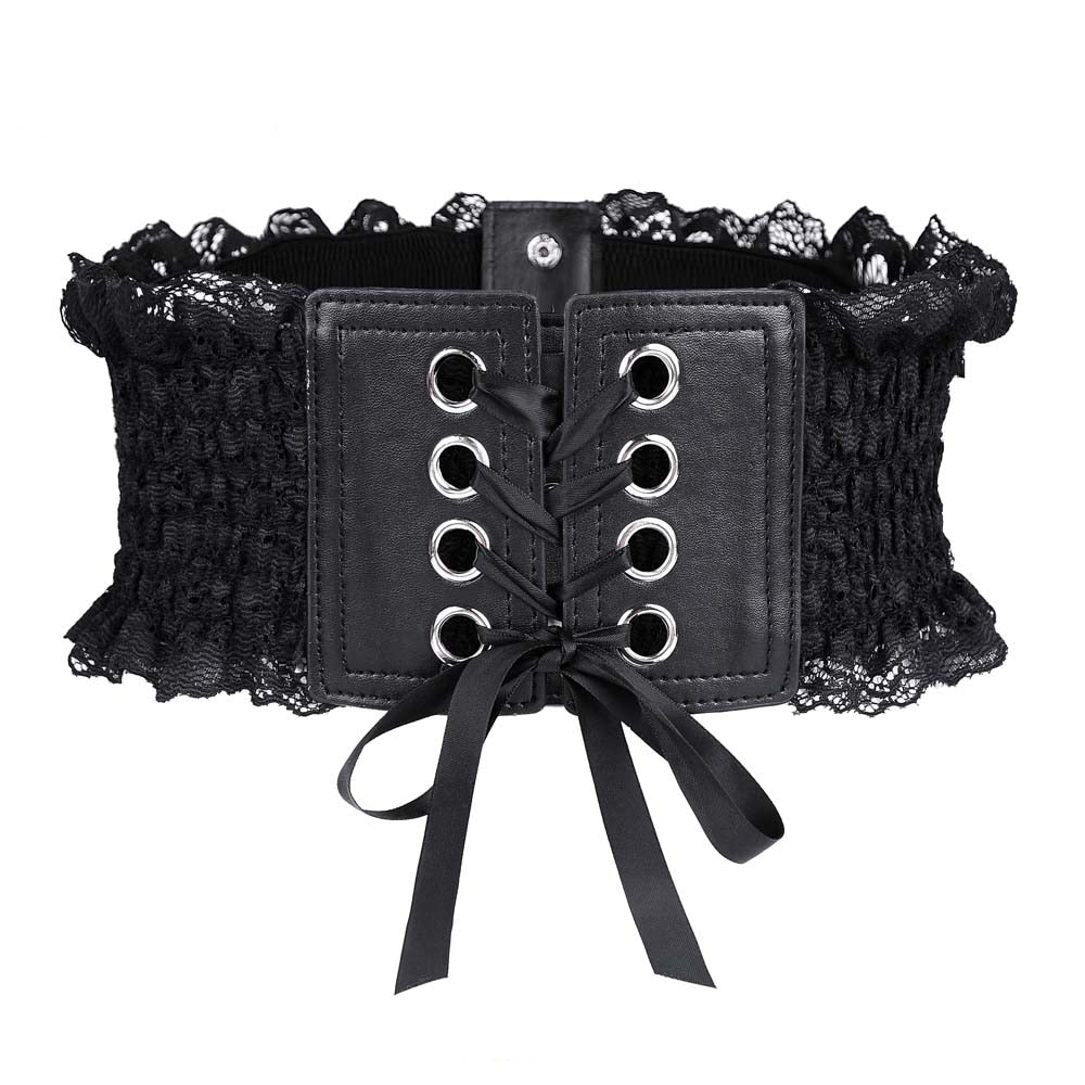 Ceinture Dentelle Noir