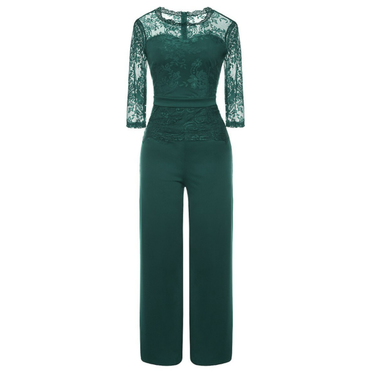 Combinaison Dentelle Femme Vert