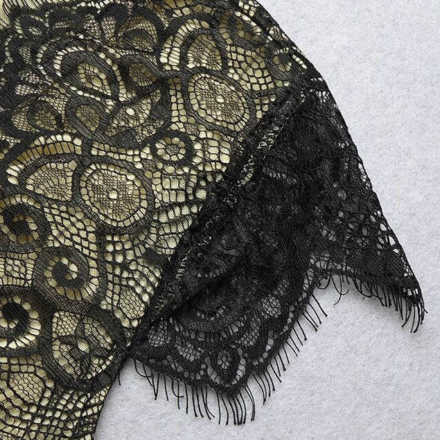 Combinaison Dentelle Noire Femme