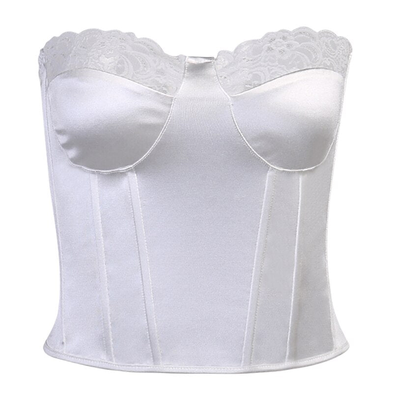 Corset Dentelle Bustier Blanc