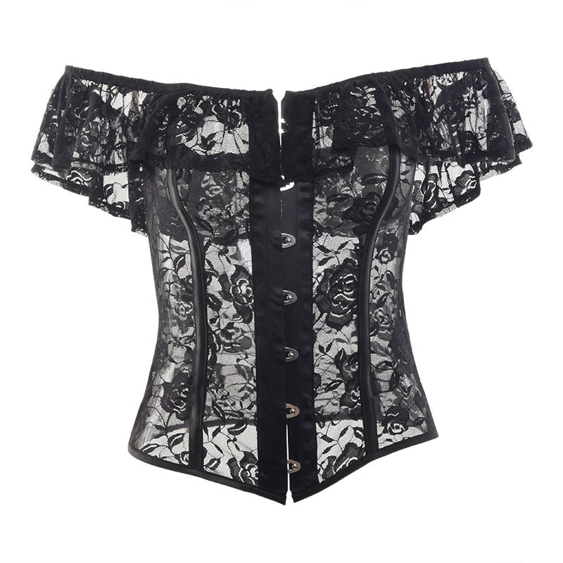 Corset Dentelle Fleur