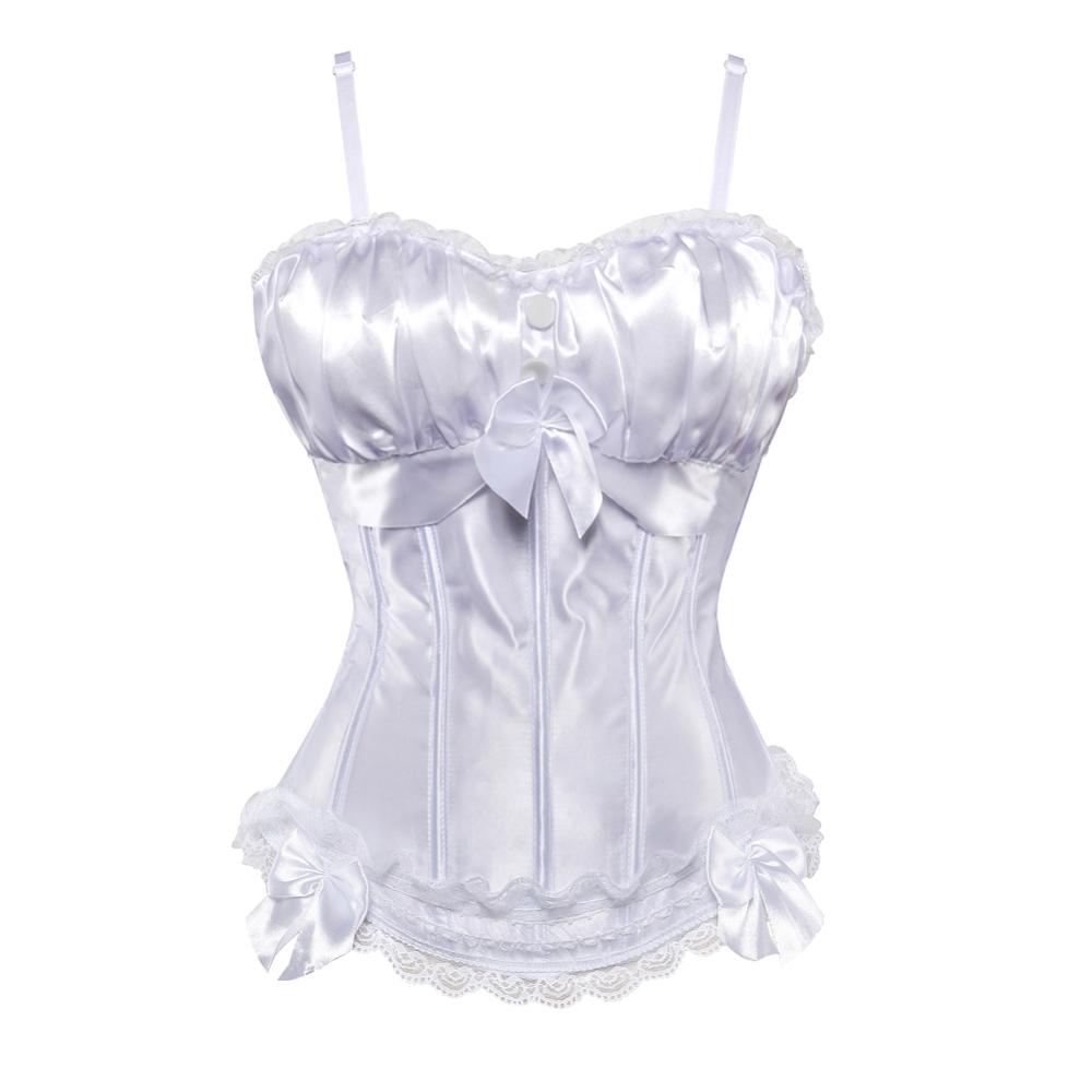 Corset Dentelle Lacet Blanc