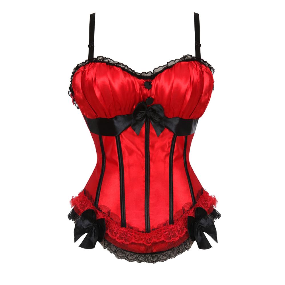 Corset Dentelle Lacet Rouge