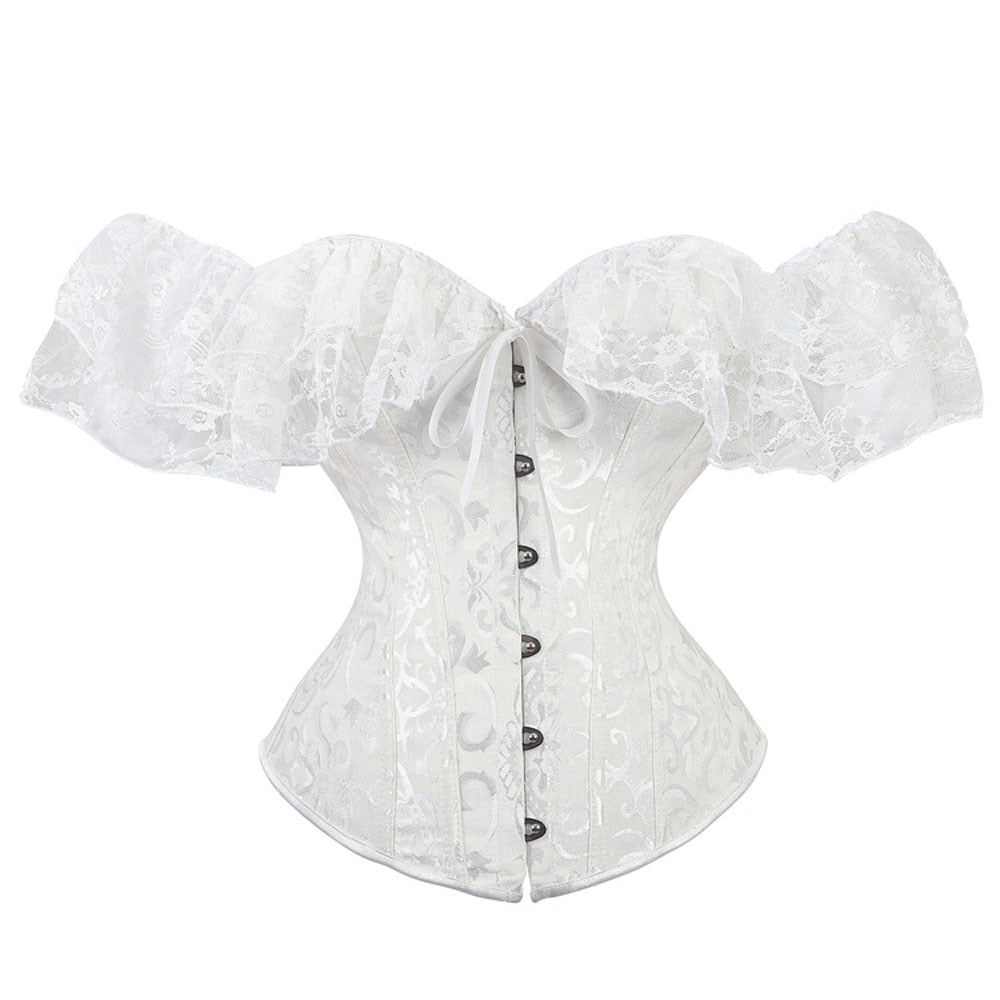 Corset Dentelle Mariage Blanc