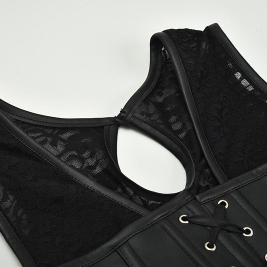 Corset Dentelle Noire