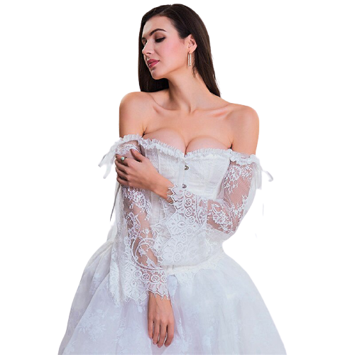 Corset Manche Longue Dentelle