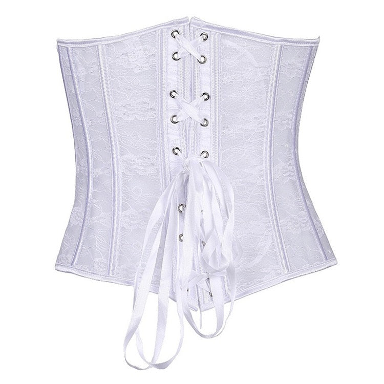 Corset Minceur Dentelle Blanche