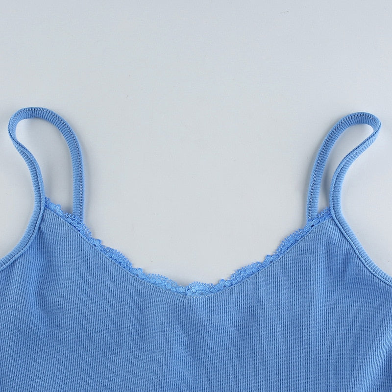 Crop Top Brassière Dentelle