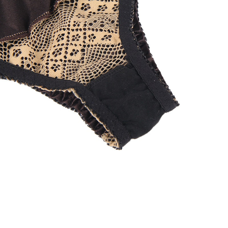 Crop Top Dentelle Beige