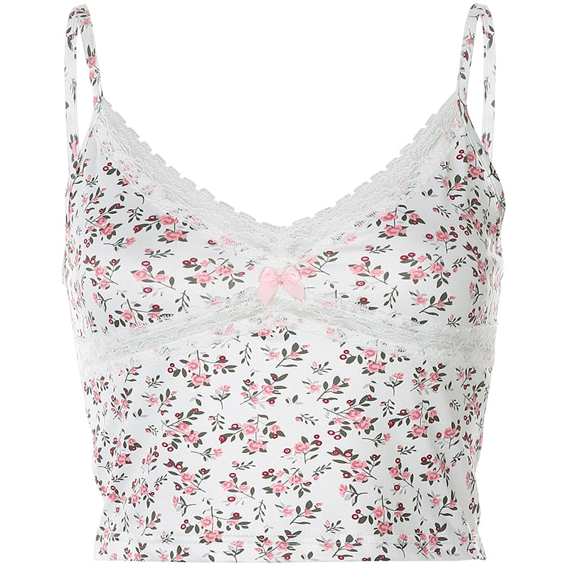 Débardeur Dentelle Rose
