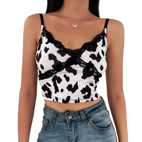 Haut Dentelle Crop Top