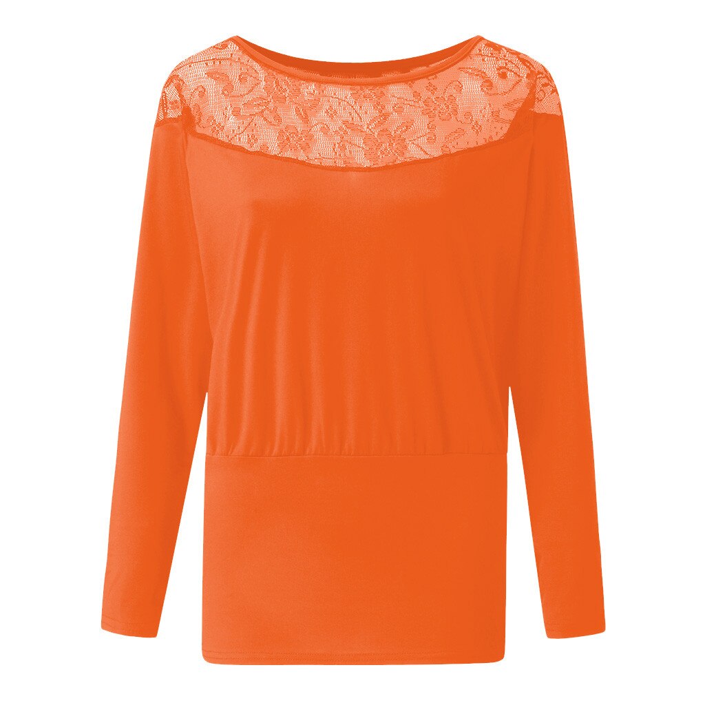 Haut Dentelle Femme Orange