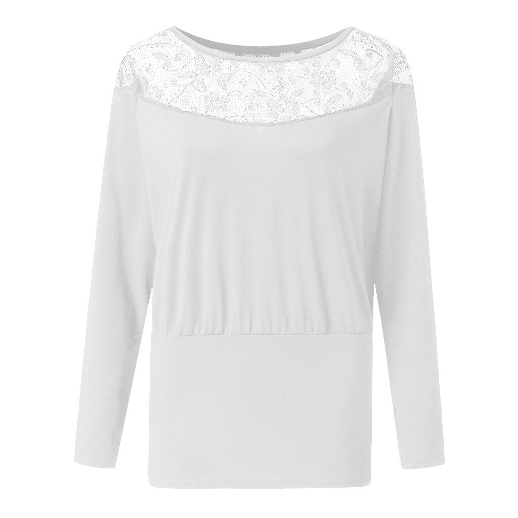 Haut Dentelle Femme Blanc