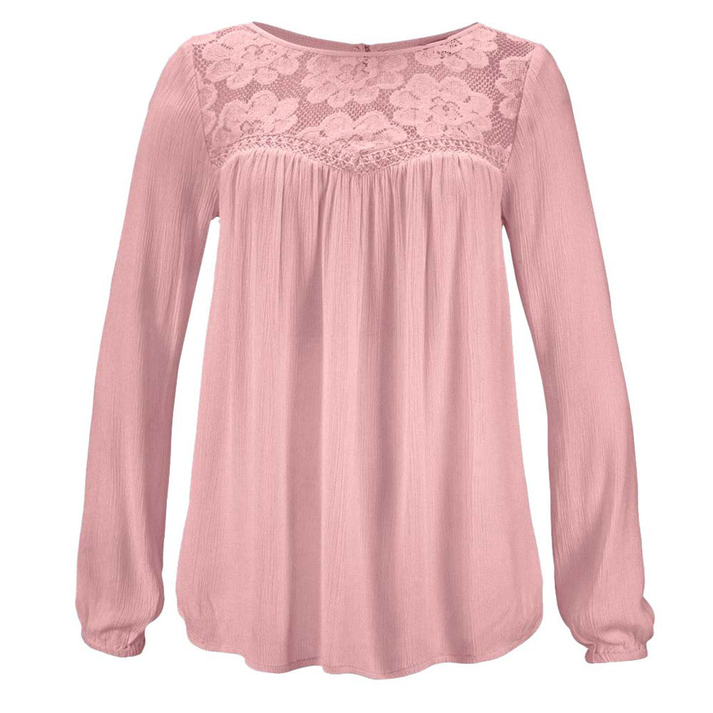 Haut Dentelle Rose