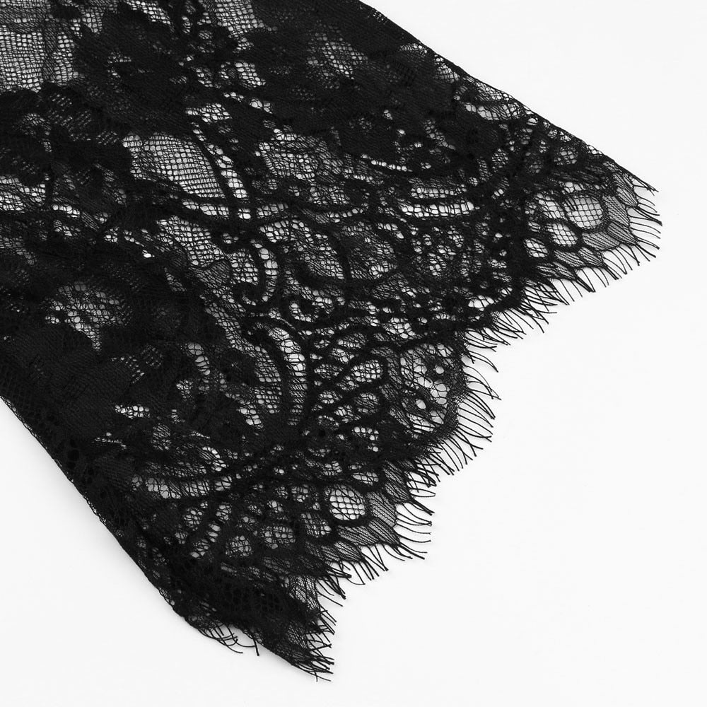 Haut Noir Dentelle Grande Taille