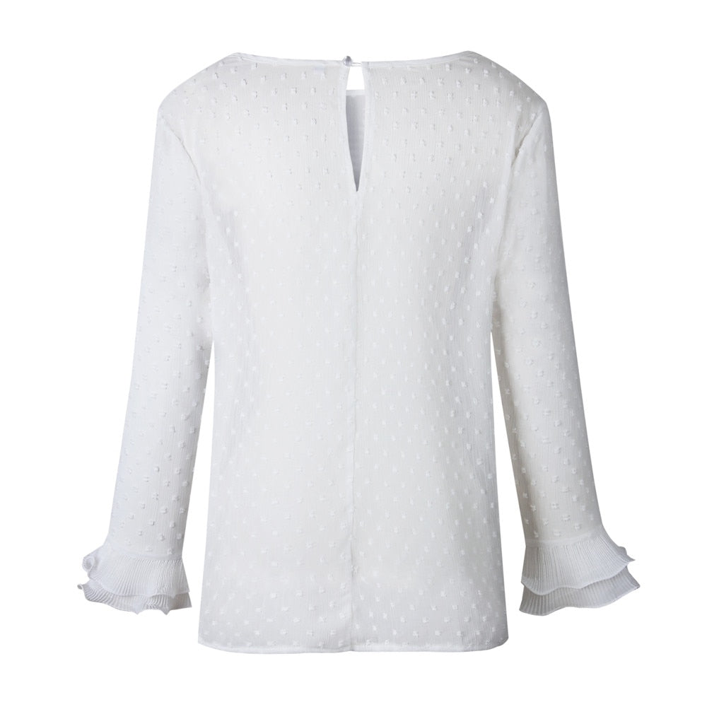 Haut en Dentelle Blanche