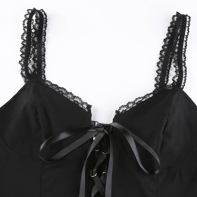 Haut en Dentelle Noir