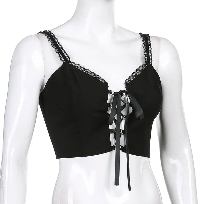 Haut en Dentelle Noire