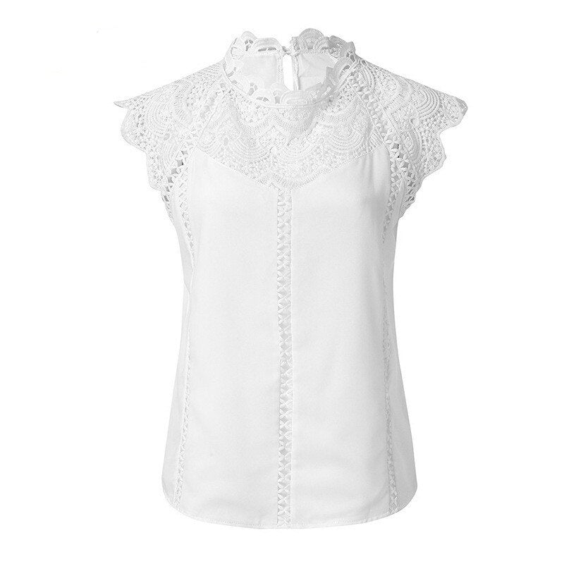 Haut en Dentelle Blanc