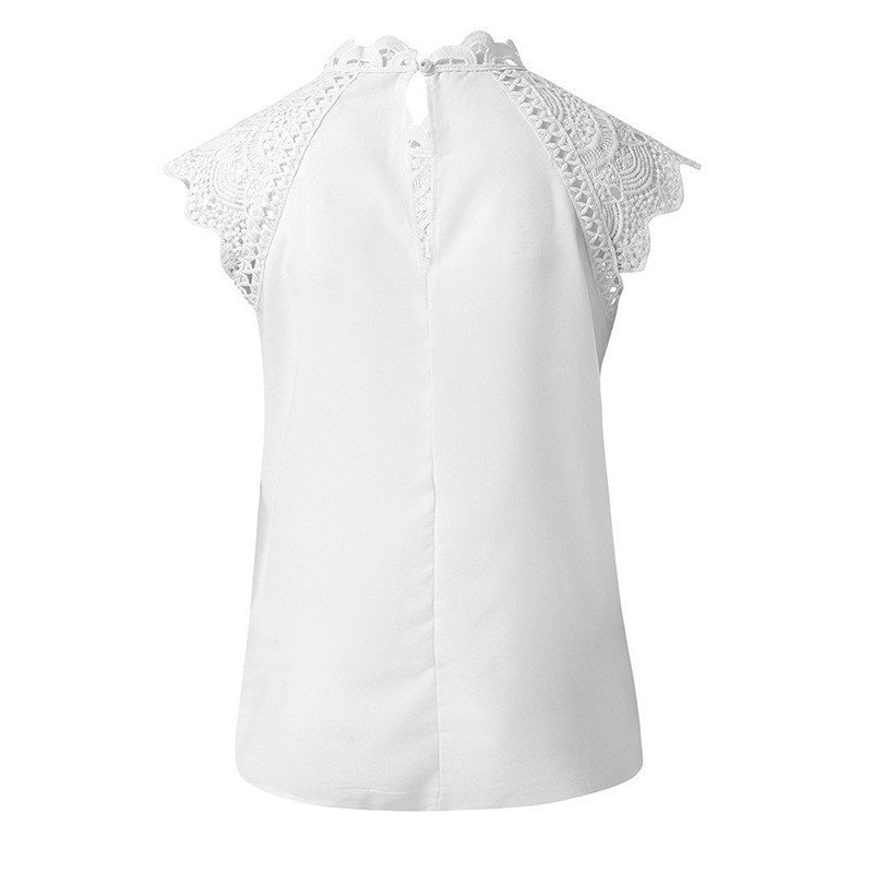 Haut Blanc en Dentelle