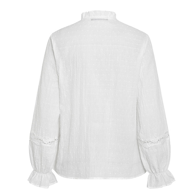 Blouse Dentelle Blanc