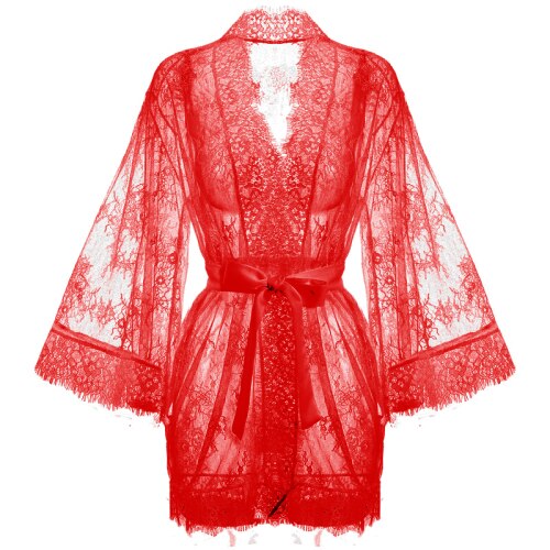 Kimono Dentelle Rouge