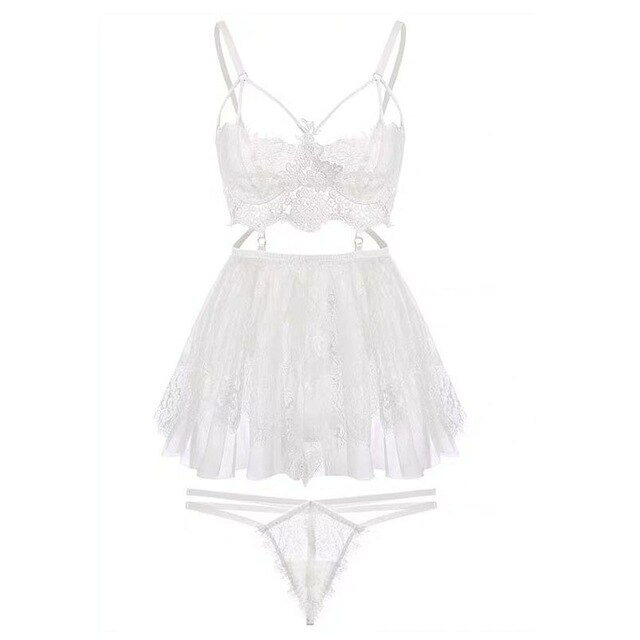 Nuisette 2 Pièces Blanc