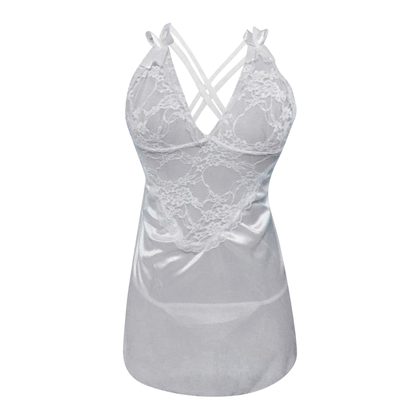 Nuisette Chic Dentelle Blanc