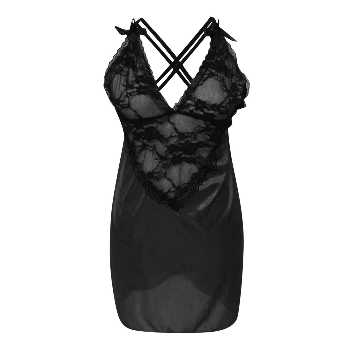 Nuisette Chic Dentelle Noir