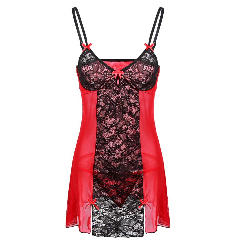 Nuisette Courte en Dentelle Grande Taille UniversDentelle