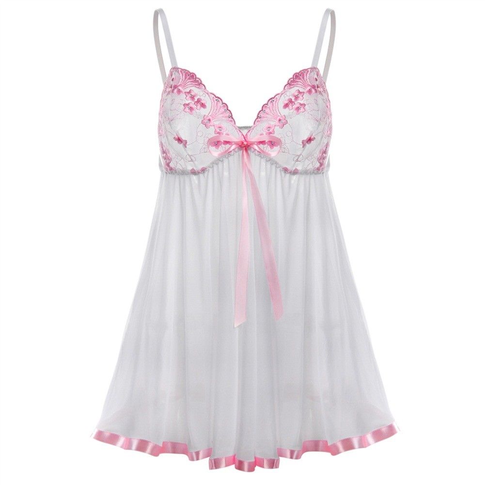 Nuisette Dentelle Blanche Pas Cher